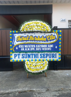 Papan Bunga Duka di Gandapura